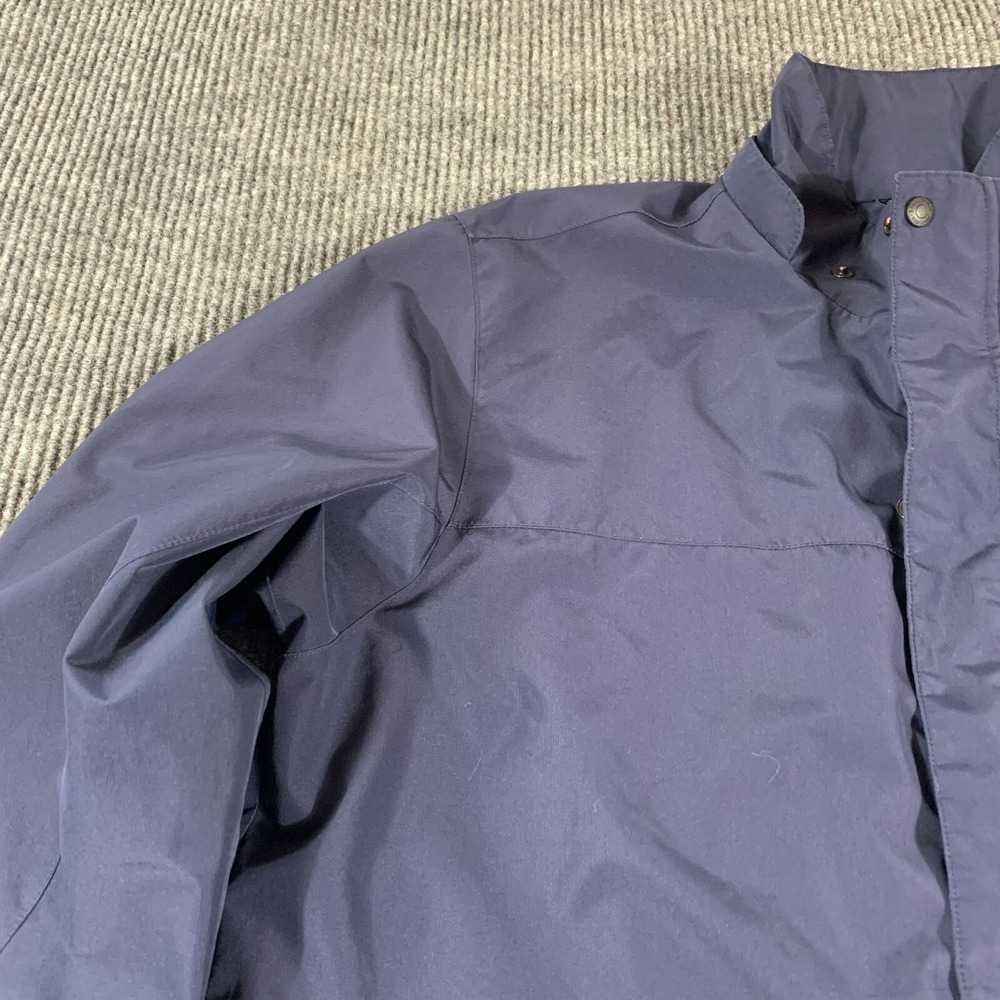 Eddie Bauer Jacket Mens Large L Blue Weatheredge Full Zip Pockets Chore Outdoors - Picture 11 of 16